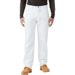 Dickies Painter's Ανδρικό Παντελόνι Relaxed Εφαρμογή Λευκό DK0A4YKYWHX1
