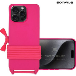 Sonique Carryhang Back Cover Fuchsia (iPhone 15 Pro)