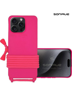 Sonique Carryhang Back Cover Fuchsia (iPhone 15 Pro)