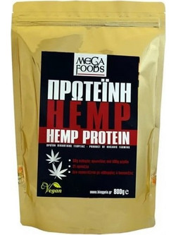 Megafoods Hemp Φυτική Πρωτεΐνη Χωρίς Λακτόζη 800gr