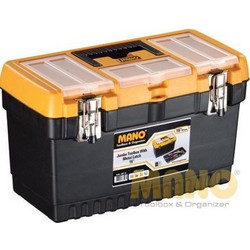 Mano Master 45735016 Βαλίτσα Εργαλείων Πλαστική με Ταμπακιέρα Αδιάβροχη Μ41.3xΠ21.2xΥ18.6cm