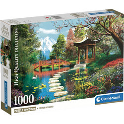Puzzle Clementoni Compact Box Fuji Garden 1000 Κομμάτια