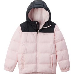 Columbia Puffect (TM) Hooded Jacket Παιδικό Μπουφάν Χειμωνιάτικο Puffer Ροζ Μαύρο 2096272-608