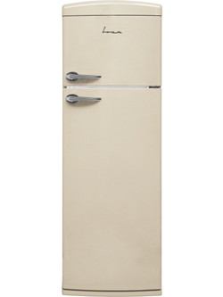 Fram FDD-VRR311BGE Retro Δίπορτο Ψυγείο 311lt Υ179.4xΠ60.5xΒ63.5cm Μπεζ