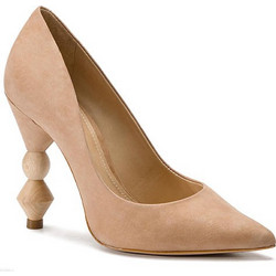Schutz Γόβες Suede με Λεπτό Ψηλό Τακούνι Μπεζ S2062100010001U