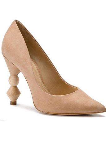 Schutz Γόβες Suede με Λεπτό Ψηλό Τακούνι Μπεζ S2062100010001U