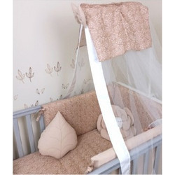 Baby Star Φυλλώματα Βρεφικό Πάπλωμα Κούνιας 150x110cm Εκρού