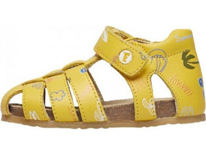 Falcotto Aloha Παιδικά Παπουτσοπέδιλα για Κορίτσι Ανατομικά Κίτρινα 0011500736-A90G04-A9