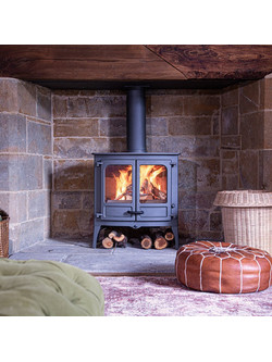 Charnwood All New Island III Gunmetal Ατσάλινη Ξυλόσομπα 16kW