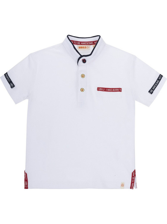 UBS2 Παιδικό Polo Κοντομάνικο Λευκό Ε239763-01