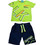 Sam0-13 Παιδικό Σετ για Αγόρι Καλοκαιρινό Navy Μπλε Lime 122878