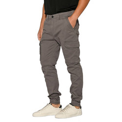 Camaro Ανδρικό Παντελόνι Cargo Joggers Ελαστικό Κανονική Εφαρμογή Γκρι 24524-572-451