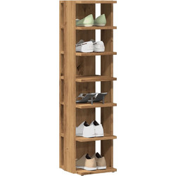 vidaXL Παπουτσοθήκη Ξύλινη Δρυς M28xΠ27xY102cm 856666