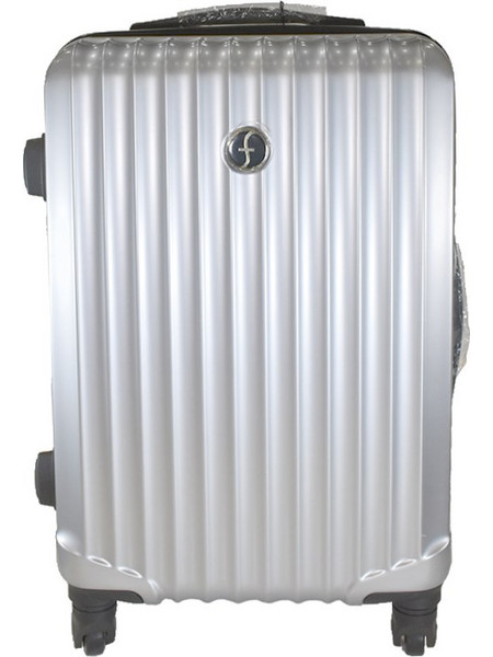 Zoppini HZ7830A Βαλίτσα Καμπίνας 50x36x22cm με 4 Ρόδες Ασημί
