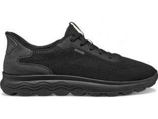 Geox Spherica Plus Ανδρικά Sneakers Μαύρα U55MPA06KEKC9999