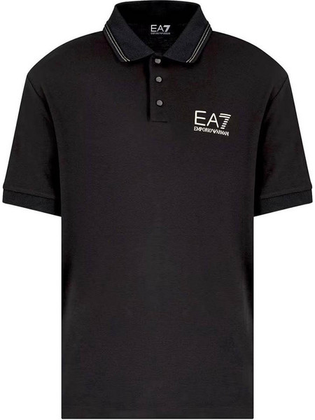 Emporio Armani Ανδρική Μπλούζα Polo Κοντομάνικη Μαύρη 7M000300AF13739UC001