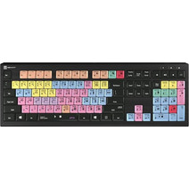 Logickeyboard Avid Pro Astra 2 PC Anthracite Πληκτρολόγιο