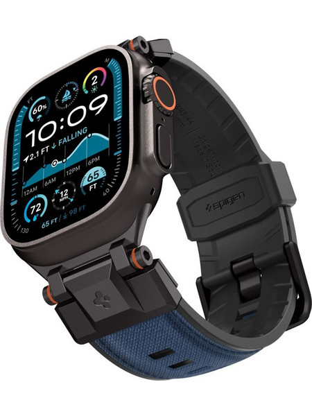 Spigen Durapro Armor Λουράκι Σιλικόνης Navy Blue (Apple Watch 42 / 44 / 45 / 49mm)