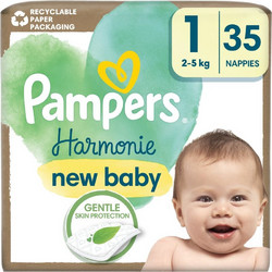 Pampers Harmonie Πάνες No1 2-5kg 35τμχ