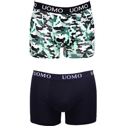 Uomo Ανδρικά Μποξεράκια Σετ 2Pack BO343-PR