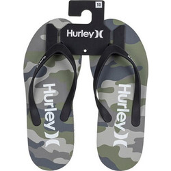 Hurley Ανδρικές Σαγιονάρες Χακί 222341-16