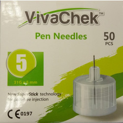 VivaCheck Βελόνες Ινσουλίνης 31G 5mm 50τμχ