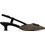 Marco Tozzi Γόβες Slingback Δερμάτινες με Λεπτό Χαμηλό Τακούνι Μαύρες Καφέ 2-2-29503-44-098