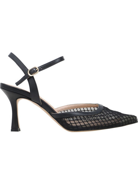 Envie Shoes Γόβες Δερμάτινες με Λεπτό Ψηλό Τακούνι & Λουράκι Μαύρες E02-21731-34