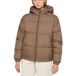 Dickies Alatna Γυναικείο Μπουφάν Χειμωνιάτικο Puffer Μακρύ Καφέ DIBRW0199