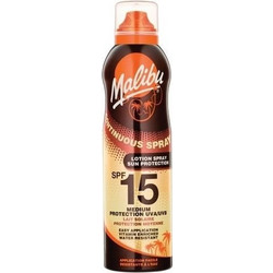 Malibu Continuous Spray Μαυρίσματος Σώματος SPF15 175ml