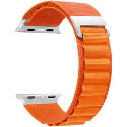 Ksix Adventure Λουράκι Υφασμάτινο Orange (Apple Watch 38 / 40 / 41mm)