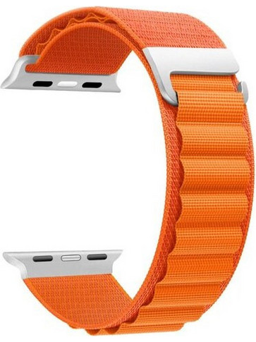 Ksix Adventure Λουράκι Υφασμάτινο Orange (Apple Watch 38 / 40 / 41mm)