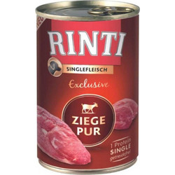Rinti Singlefleisch Exclusive with Goat Pure 400gr