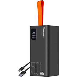 Obal:Me OMPWB50K Power Bank 50000mAh 22.5W με 4 Θύρες USB-A & Θύρα USB-C Black