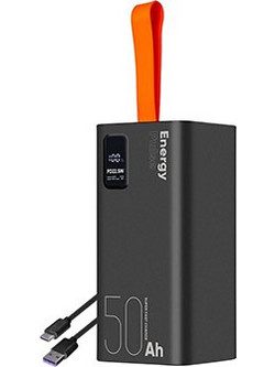 Obal:Me OMPWB50K Power Bank 50000mAh 22.5W με 4 Θύρες USB-A & Θύρα USB-C Black