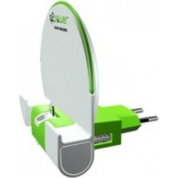Q2P 2in1 Lightning Φορτιστής χωρίς Καλώδιο με Θύρα USB-A 12W