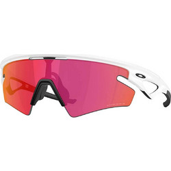 Oakley OO9499 02 Ανδρικά Γυαλιά Ηλίου Μάσκα Κοκάλινα Λευκά με Ροζ Φακό
