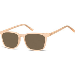 Sunoptic SB-CP124F Γυναικεία Γυαλιά Ηλίου Τετράγωνα Κοκάλινα Πορτοκαλί με Καφέ Φακό