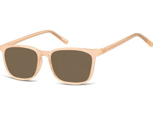 Sunoptic SB-CP124F Γυναικεία Γυαλιά Ηλίου Τετράγωνα Κοκάλινα Πορτοκαλί με Καφέ Φακό