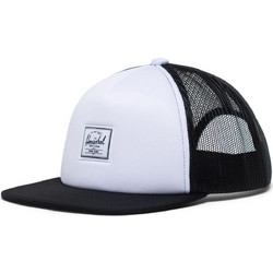 Herschel Ανδρικό Καπέλο Jockey με Δίχτυ Snapback Υφασμάτινο Μαύρο Λευκό 50151-01821-OS