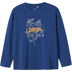 Name It Drop Παιδικό T-Shirt Κοντομάνικο Royal Blue 13224968