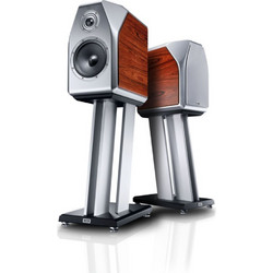 Heco BellaDonna Ζεύγος Ηχείων Hi-Fi Βιβλιοθήκης 150W 2 Δρόμων Silver Brown