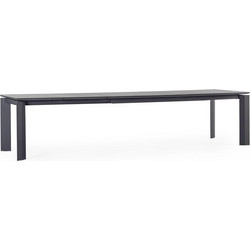 Kare Design Otavio Ορθογώνιο Τραπέζι Κήπου Αλουμινίου Γκρι 340x95x77cm KA-0663255