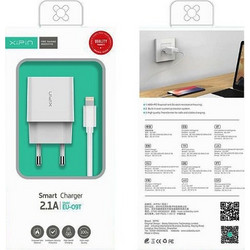 Xipin EU-09T Φορτιστής με Καλώδιο Lightning με Θύρα USB-A 10W