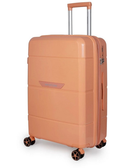 Newcom N1595/60 Βαλίτσα Μεσαία 66x43.5x25.5cm με 4 Ρόδες Σομόν