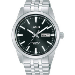 Lorus Ανδρικό Ρολόι Αυτόματο με Ασημί Μεταλλικό Μπρασελέ RL491BX9
