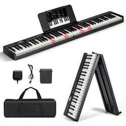 Costway MU10090DE-DK Ηλεκτρικό Πιάνο Stage με 88 Βαρυκεντρισμένα Πλήκτρα Black
