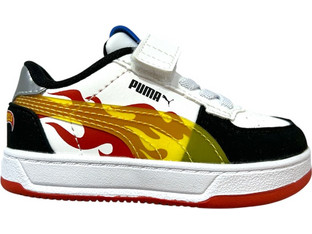Puma Caven 2.0 Hot Wheels Παιδικά Sneakers Μαύρα Κόκκινα 401406-01