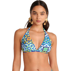 BLU4U Bikini Top Τριγωνάκι Γαλάζιο Τιρκουάζ 25366147D-14