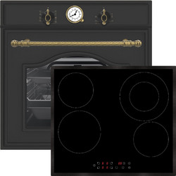 Robin Φούρνος Ηλεκτρικός Άνω Πάγκου 80lt RW-108 με Κεραμικές Εστίες SB-33 Black